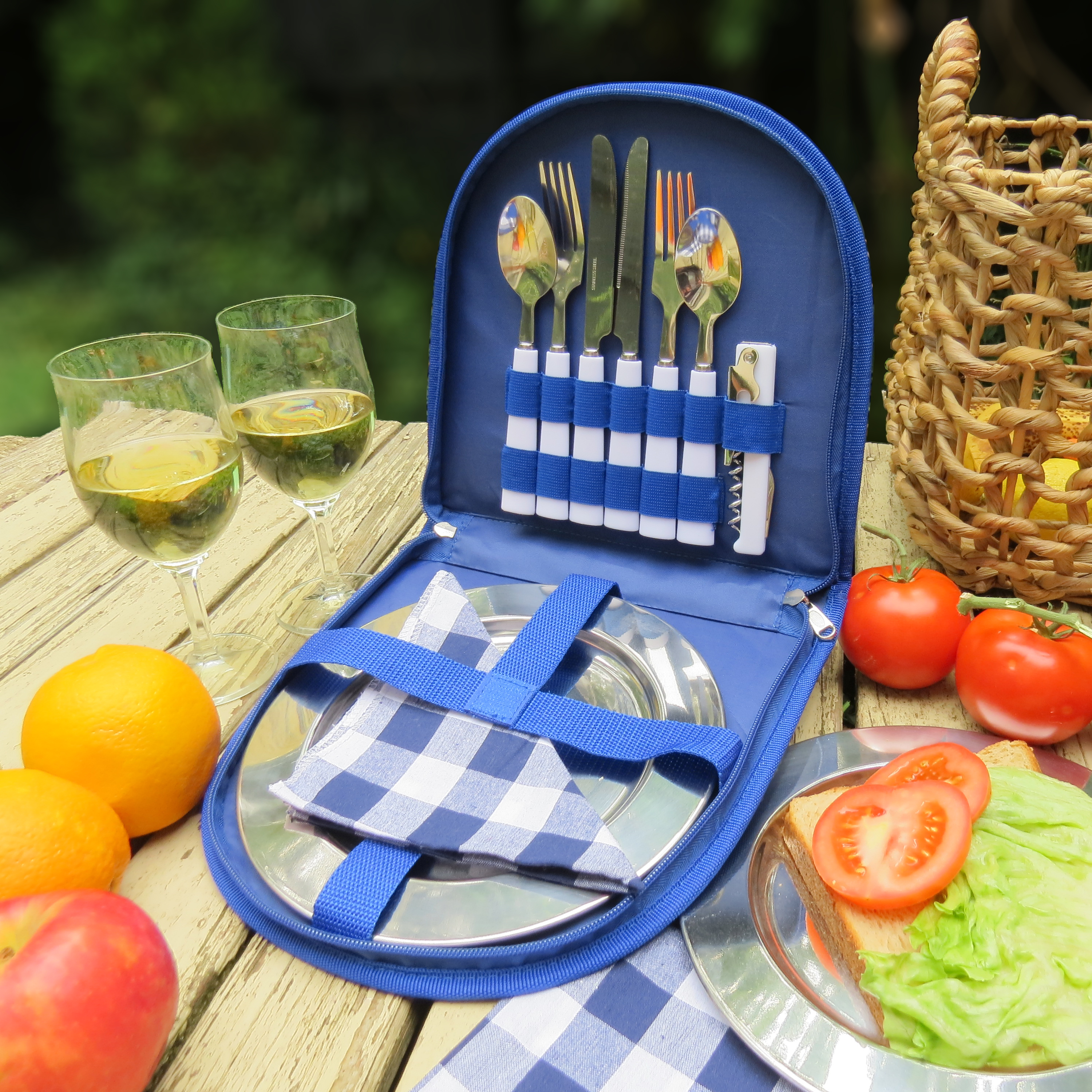 Eco Friendly 6 pc Reusable Cutlery Set - Rock On!– Hali Hali Design